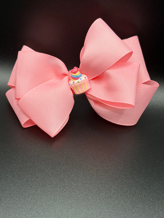 Pink Hair Bow Clip